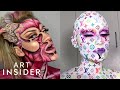 Artist Turns Her Face Into A Work Of Art