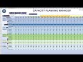 วิธีสร้างตัวจัดการการวางแผนกำลังการผลิตใน excel ตั้งแต่เริ่มต้น เทมเพลตฟรี