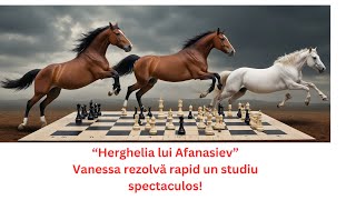 Herghelia lui Afanasiev - un studiu spectaculos rezolvat repede de Vanessa!