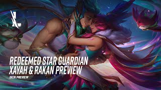 Redeemed Star Guardian Xayah & Rakan Wild Rift Skin Preview | League of Legends: Wild Rift