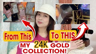 My 24K Gold Collections|Tips For Collecting Gold In 2025|Beginner’s Guide To Gold Investing