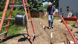 20200525 Planting Squash 3, Irrigation To Squash, Broccoli