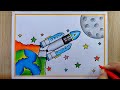 chandrayaan 3 drawing chandrayaan 3 moon mission special drawing easy chandrayaan 3 poster drawing