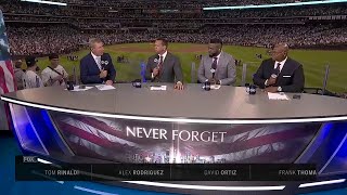 ARod and the MLB on Fox crew remember 9/11 on the 20th anniversary