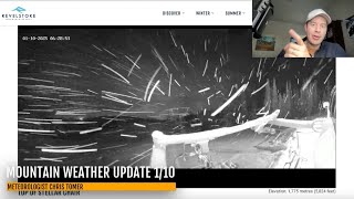 Mountain Weather Update 1/10, Meteorologist Chris Tomer