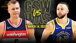 Golden State Warriors vs Washington Wizards Full Game Highlights | March 14, 2022 | FreeDawkins