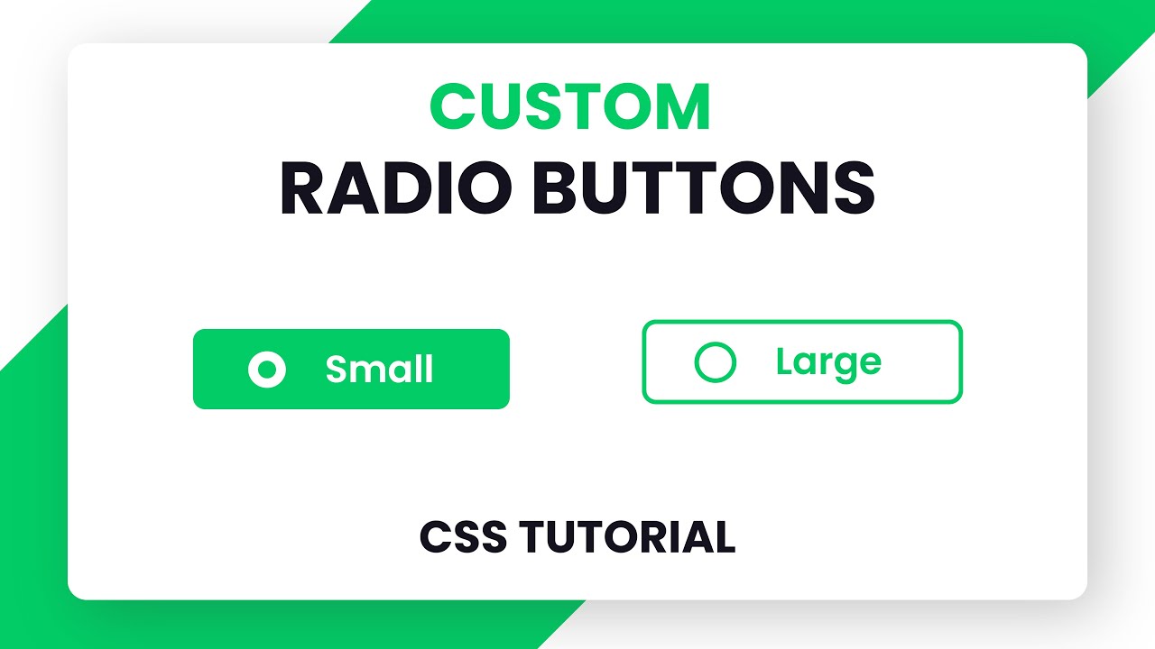 Radio Buttons Html Css At Ernesto Scott Blog