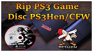 How To Rip Any Ps3 Game Disc To Your Ps3hen Cfw Internal Hdd Or ...