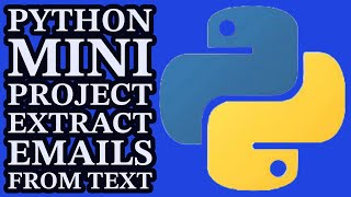 Easy Python Beginners Project: Extract & Save Emails To TXT file 2024