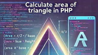 PHP Math Trick: Calculate Triangle Area in Seconds! (Beginner Tutorial + Code)