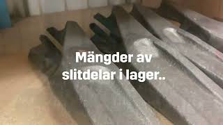 Mängder av Slitdelar för lantbruksmaskiner i lager!