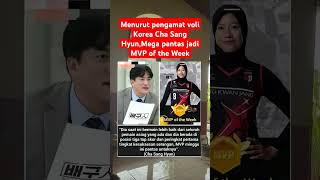 Megawati pantas jadi MVP of the Week (Cha Sang Hyun) #shortvideo #megawatiredsparks #mvp #vleague