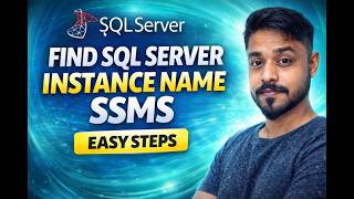How to find SQL Server instance name in SSMS