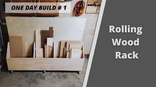 One Day Build #1: Rolling Wood Rack