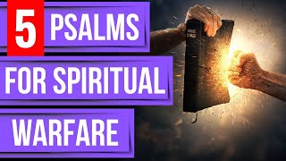Psalms 91, 40, 27, 18, 121 (Powerful Psalms for spiritual warfare)(Audio Bible verses for sleep)