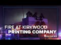 Kirkwood firefighters battle fire at printing company