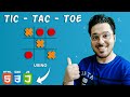 Tic Tac Toe Using only HTML, CSS & JavaScript 🔥🔥