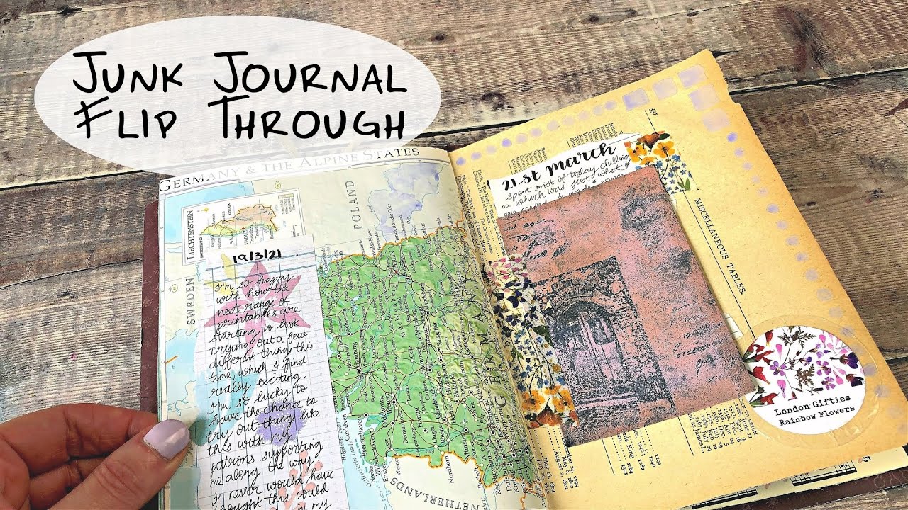 Junk Journal Flip Through - YouTube