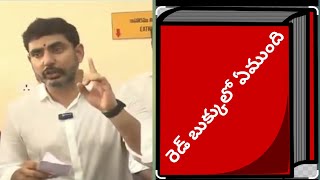 నేను ప్రతి మీటింగులో ప్రజలకు రెడ్ బుక్ గురించి చెప్పాను,... విద్య, ఐటీ శాఖ మంత్రి నారా లోకేష్