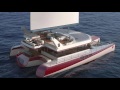 二酸化炭素排出量が実質ゼロのスーパー トリマラン pi super yachts