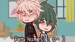 Izuku calls bakugo.. luv? 🤭😳 |Bakudeku | Gacha | Wholesome | Cute mini story💞