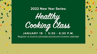 New Year Series: Healthy Cooking Class