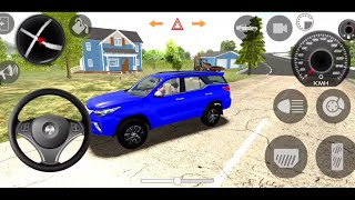 FORTUNER BLUE CAR | 4x4 CAR | GADI WALA GAME | INDIAN CARS SIMULATOR | ANDROID GAME'S &