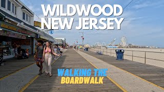 Walking the Boardwalk in Wildwood, New Jersey