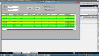 Report Excel WinCC and MS SQL