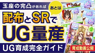 【ウマ娘】UG育成完全ガイド〜育成動画公開〜玉座の完凸があれば、残りは配布とSRでUGウマ娘が量産できる！《玉座に集いし者たち｜ウマ娘プリティーダービー｜チャンピオンズミーティング》