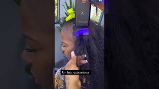 New technique❓UV hair extensions