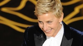 Ellen DeGeneres Opening Monologue at the Oscars 2014 - (Hilarious and Funny)