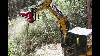 Fecon FMX50 Excavator coupled with XCMG XE55U - with Echidna Contracting