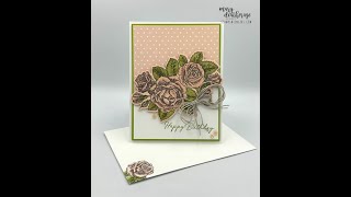 Stampin Up//Stippled Roses//Magnolia Mood//Flowering Zinnias//Sneak Peek//Birthday//Online Exclusive