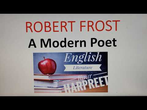 Is Robert Frost a modernist poet?
