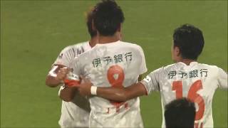 【公式】ゴール動画：山﨑 浩介（愛媛）42分 モンテディオ山形vs愛媛ＦＣ  明治安田生命Ｊ２リーグ 第30節 2018/8/25