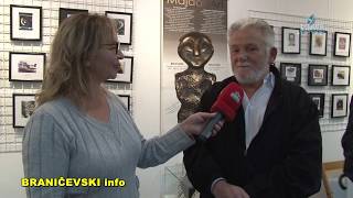 Galerija Krug,  X međunarodna izložba umetnosti u minijaturi (RTV MLAVA 03.10.19.)