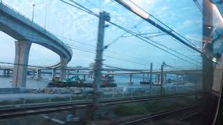 [HD] Ride the down MTR Airport Express Adtranz-CAF train to the city