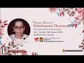 funeral service rahelamma thomas ooriyakunnathu 14.01.25 dsmc tv