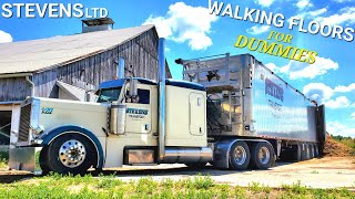 Do You Know How A WALKING FLOOR Trailer Works ? Well Let Me Show You This EXPENSIVE Trailer !!