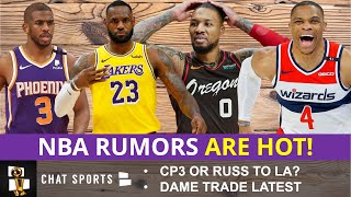 NBA Rumors: Chris Paul Or Russell Westbrook To Lakers? Damian Lillard Rumors; Knicks, 76ers In Play?