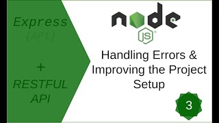 Handling Errors in API | Creating a REST API with Node.js | Tutorial # 3