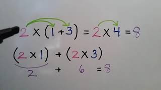 3rd Grade Math 4.4, Distributive Property