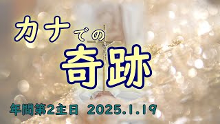 カトリック◆年間第２主日（C年　2025.1.19）