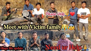 Meet with Fire Victim 🔥 Family Zangkham Tingsa Village 😭