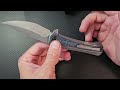 kansept kratos unboxing. very beautiful knife indeed