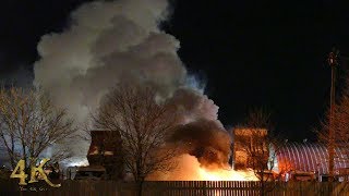 Kirkland: Truck on fire at West Island industrial yard 2-12-2018