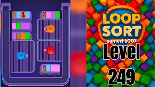 Loop Sort Level 249 Super Hard level Walkthrough Solution