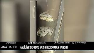 Haliliye’de Gece Yarısı Korkutan Yangın