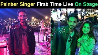 Painter Singer Arif First Time Performing On Stage | Celeb Tibe | Desi Tv | TB2